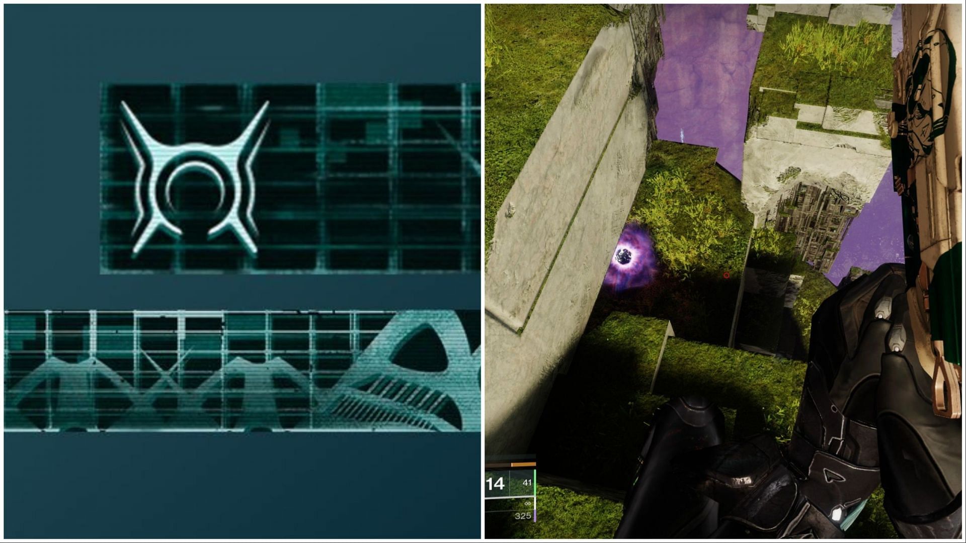 Before Aurora emblem and Vex anomaly (Image via Bungie) 