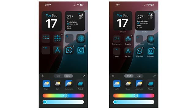 How to customize the home screen in iOS 18