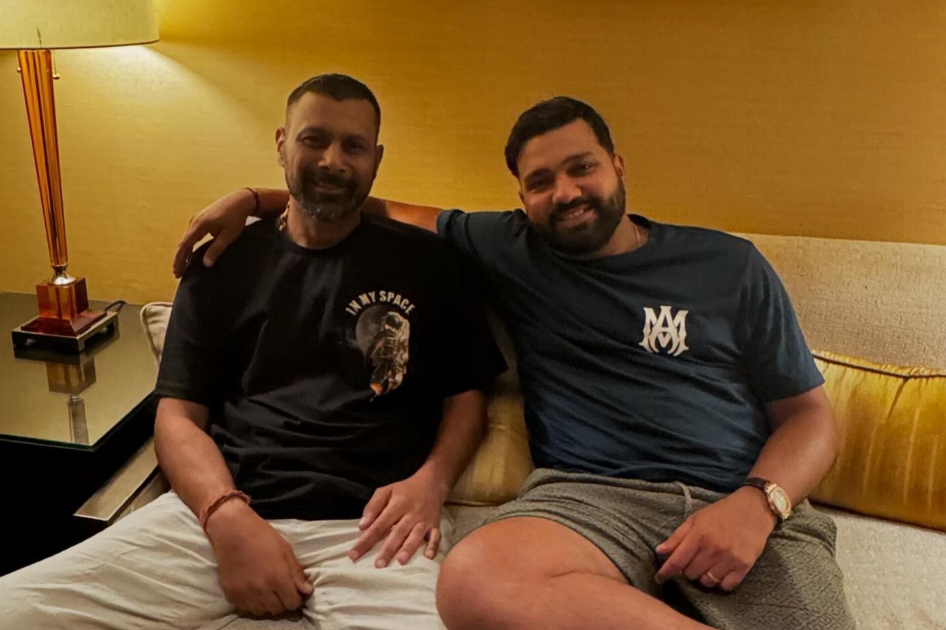 Praveen Kumar and Rohit Sharma (Image via Instagram/@praveenkumarofficial)