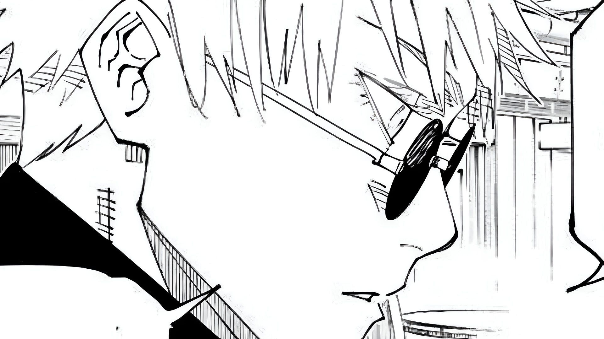 Satoru Gojo as seen in Jujutsu Kaisen manga (Image via Shueisha)