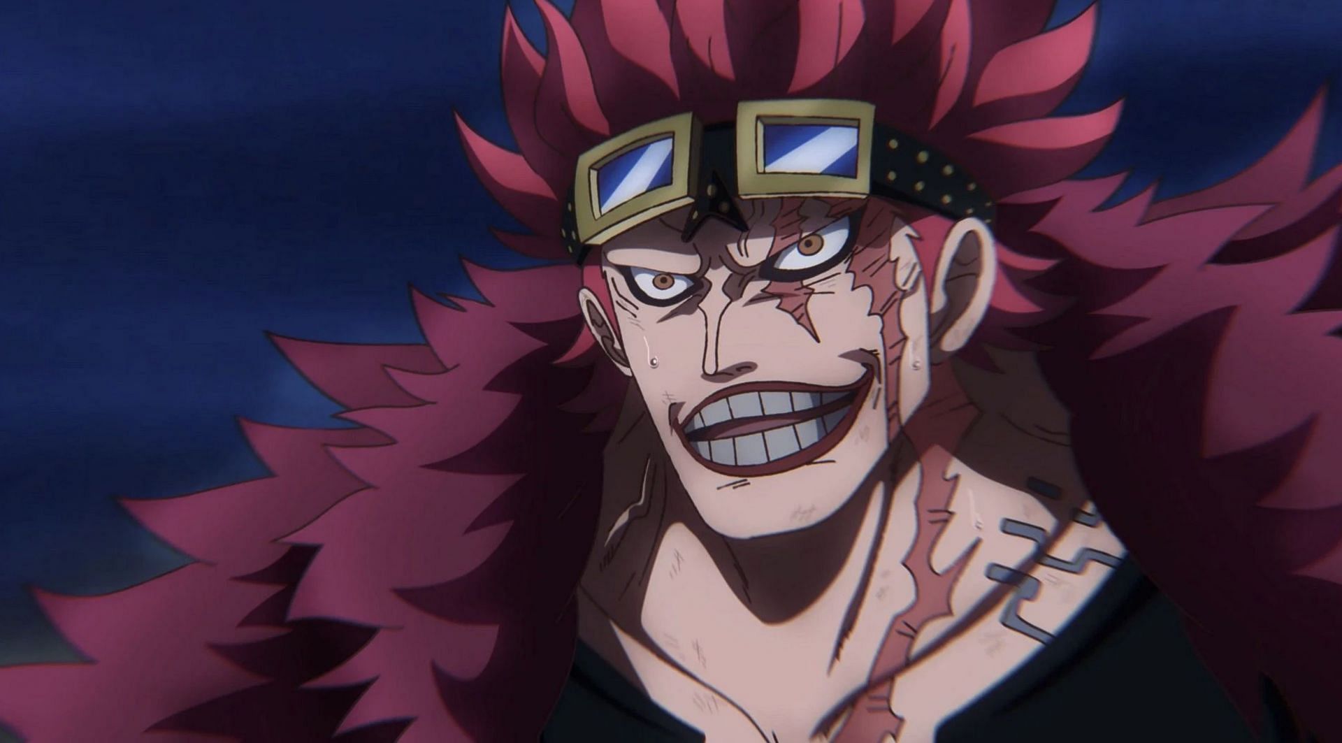 Eustass Kid as seen in anime (Image via Toei Animation)