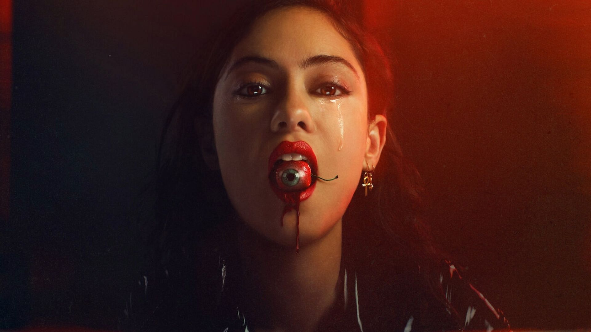 Rosa Salazar in a promotional still for Brand New Cherry Flavor (Image via Netflix)