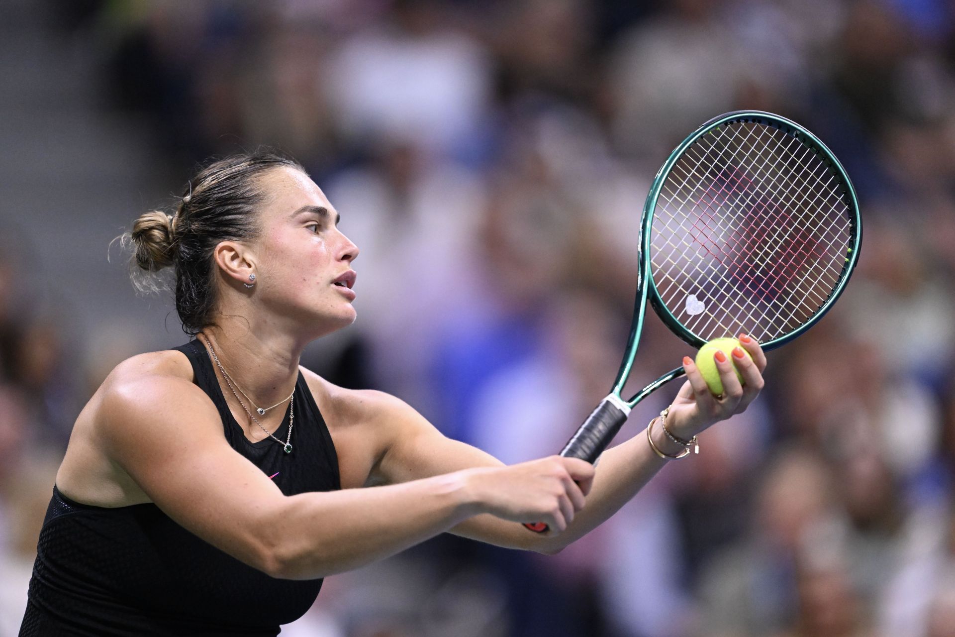 Aryna Sabalenka at the US Open 2024. (Photo: Getty)