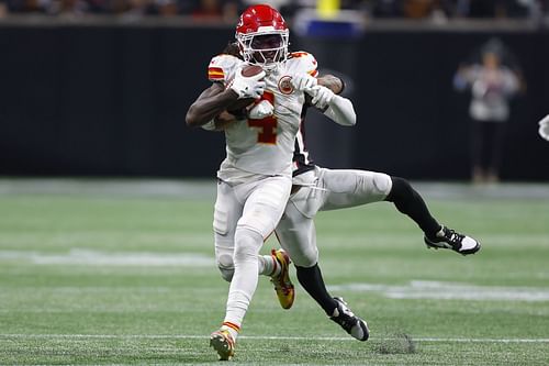 Rashee Rice during Kansas City Chiefs v Atlanta Falcons - Source: Getty