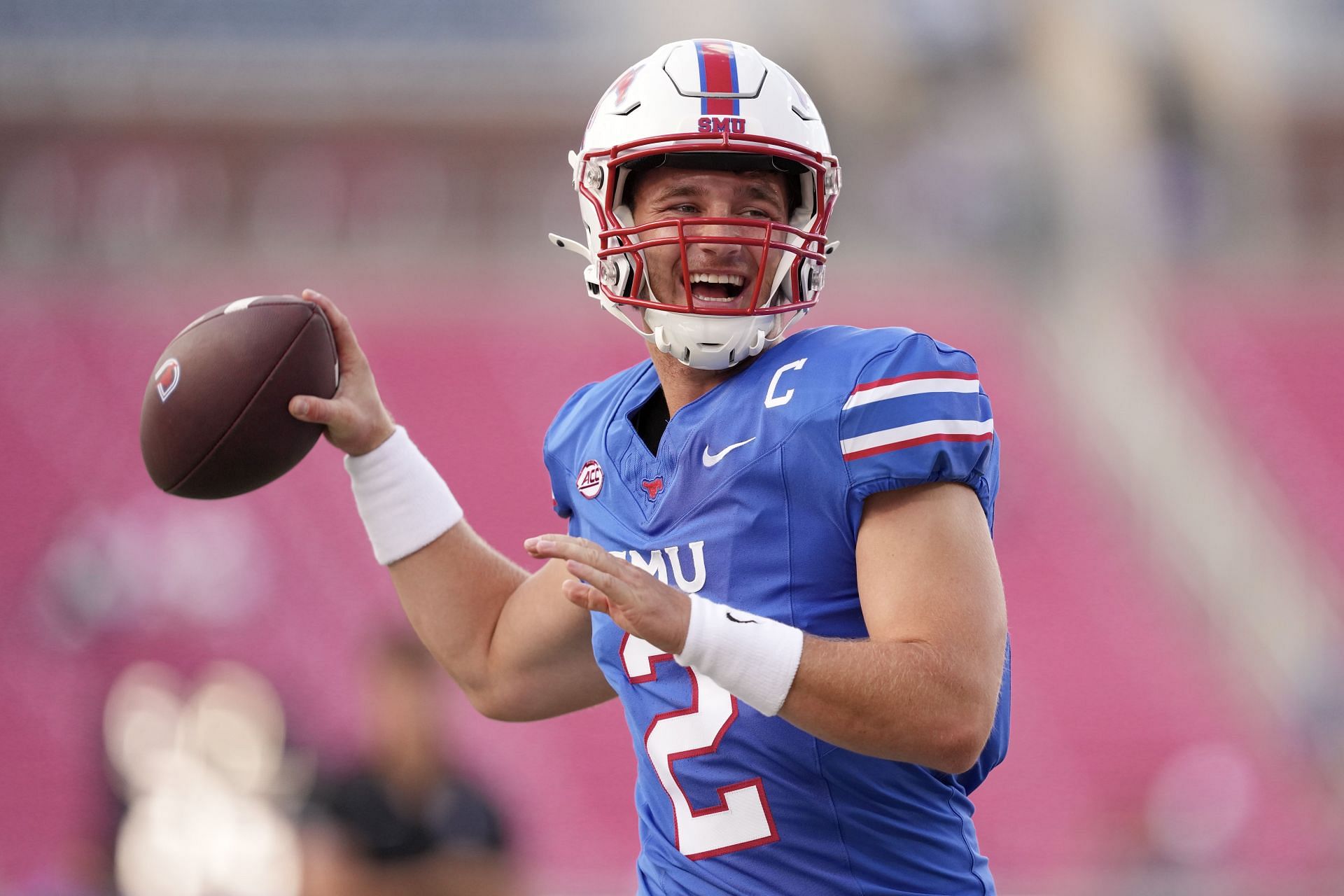 SMU Mustangs QB Preston Stone - Source: Getty