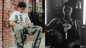 "He's a dawg": Carmelo Anthony's son Kiyan Anthony on playing against 5-star prospect Meleek Thomas