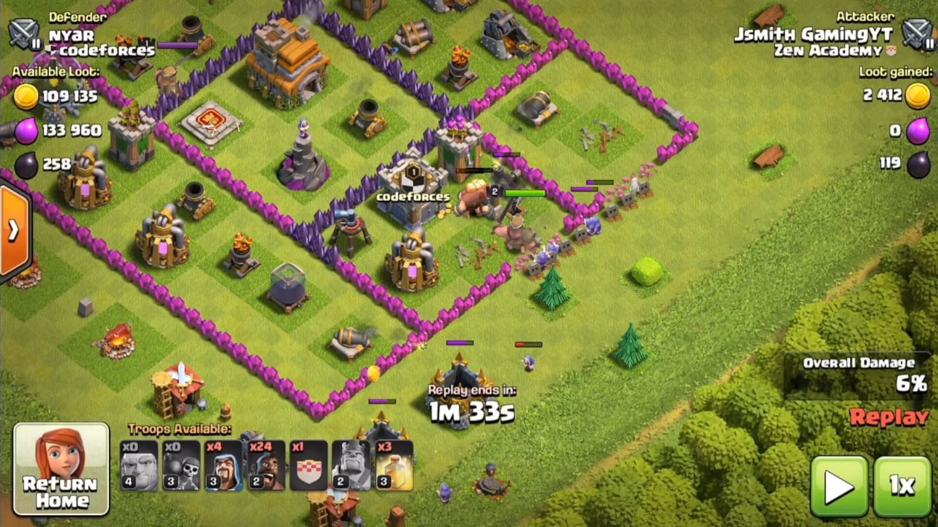 Best Town Hall 7 Hog Rider attack strategies in Clash of Clans