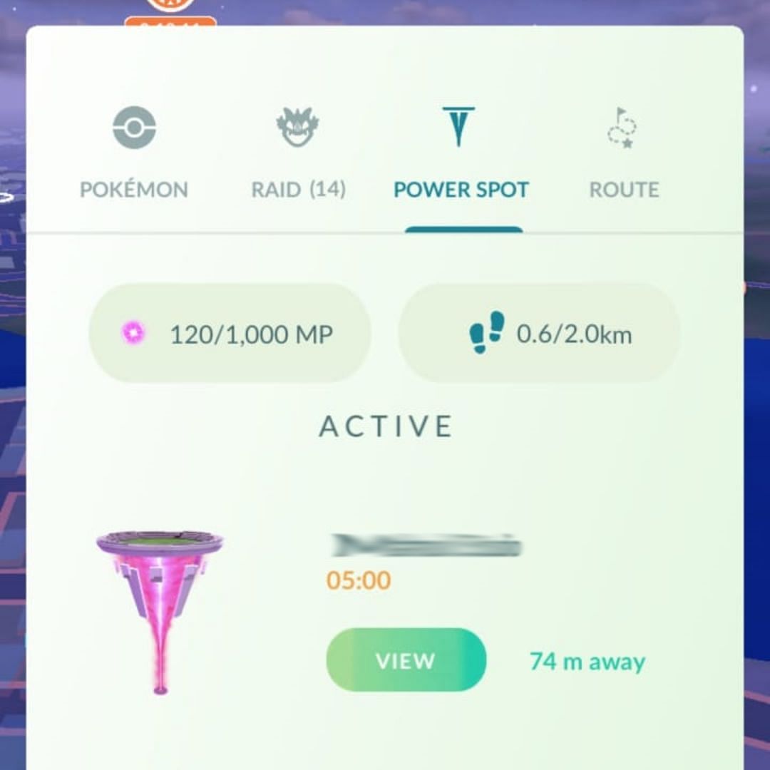 Nearby Dynamax tab (Image via TPC)