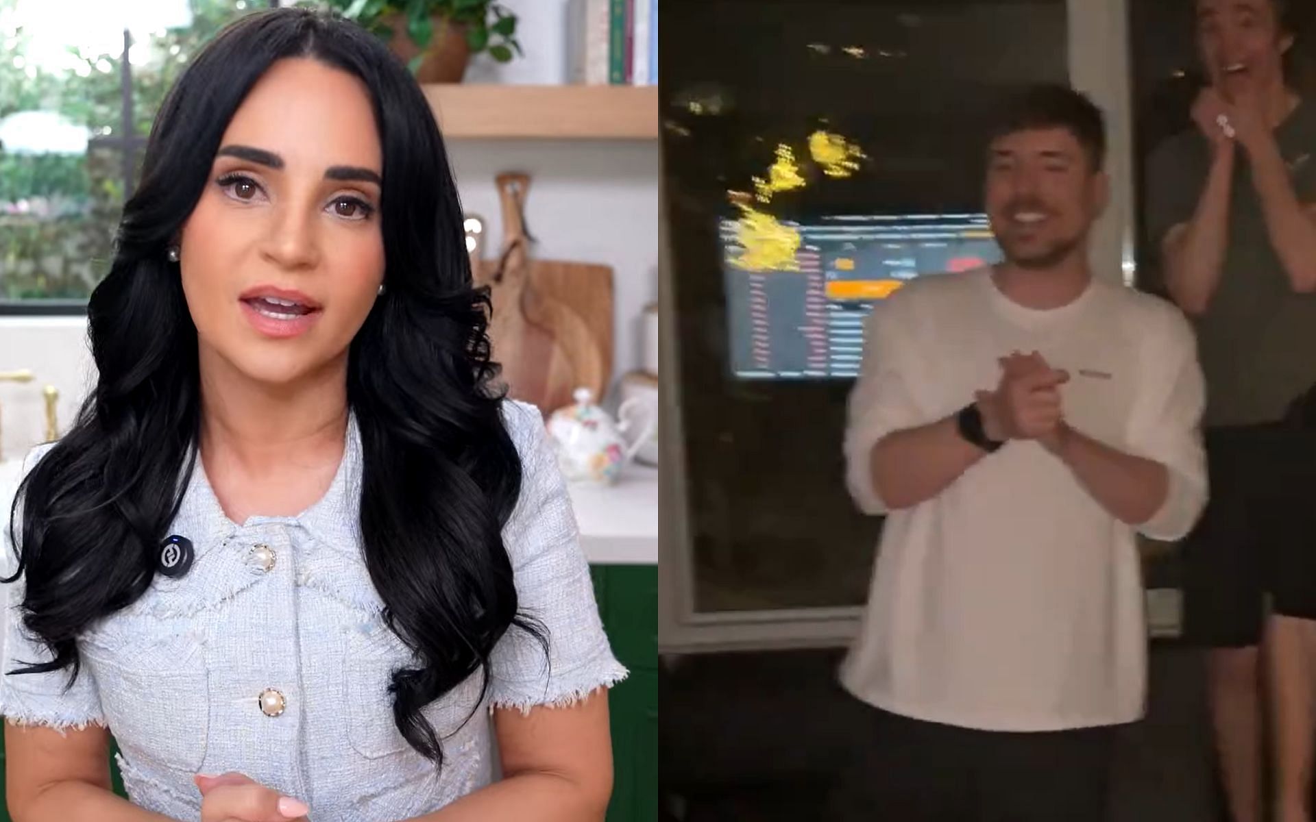 Rosanna Pansino shows video of MrBeast allegedly engaging in an &quot;illegal&quot; activity