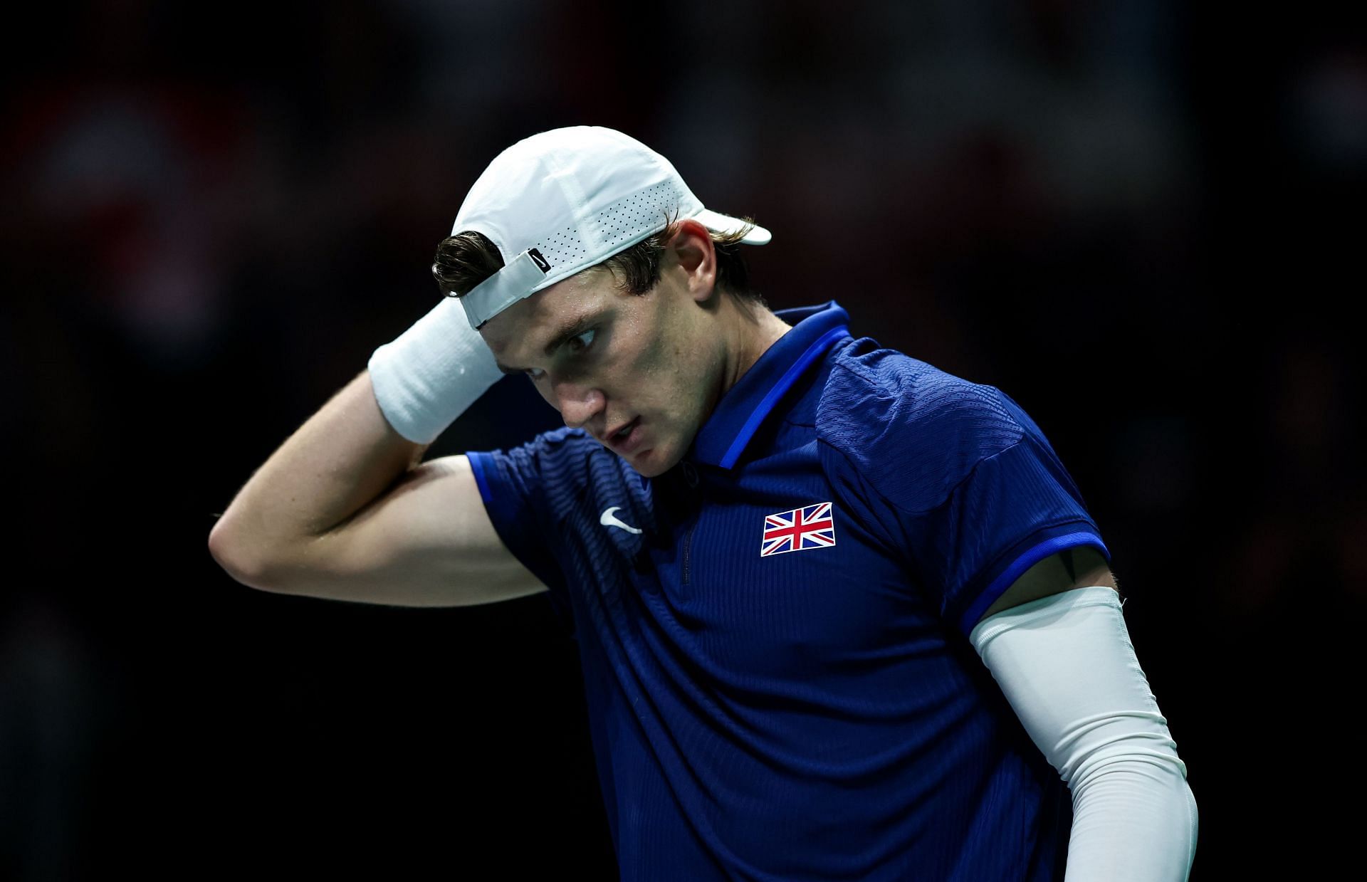 Draper in action during the Davis Cup Finals - Source: Getty