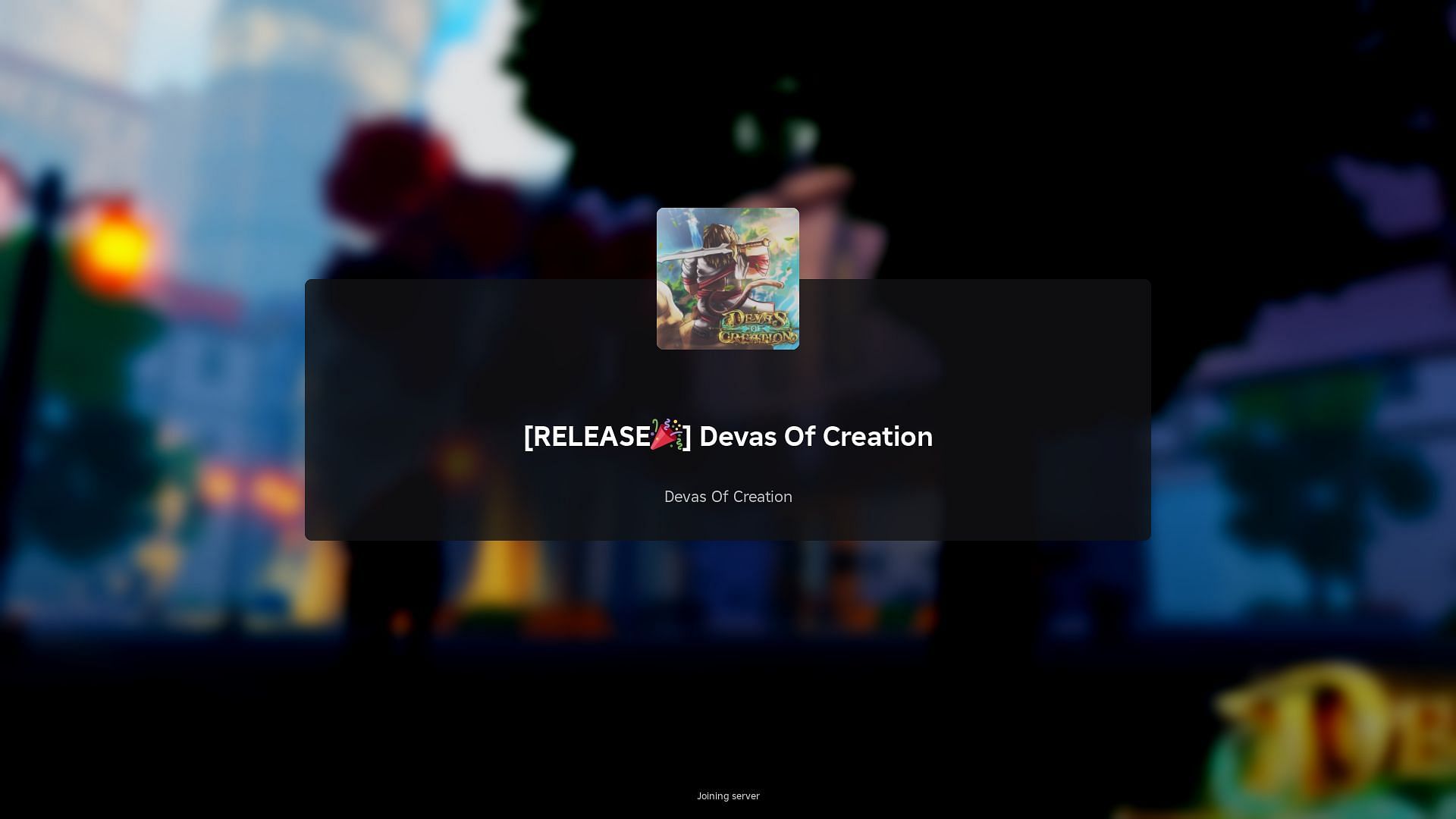 Roblox Devas of Creation