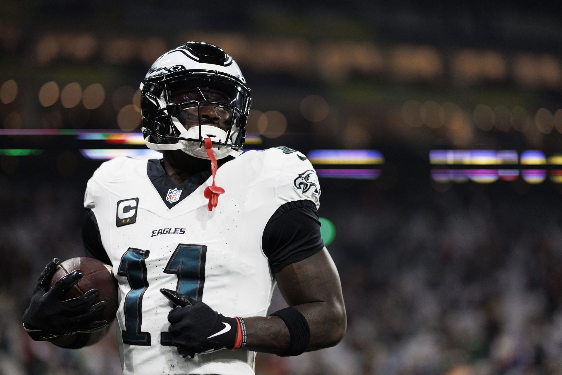 AJ Brown during Green Bay Packers v Philadelphia Eagles - Source: Getty