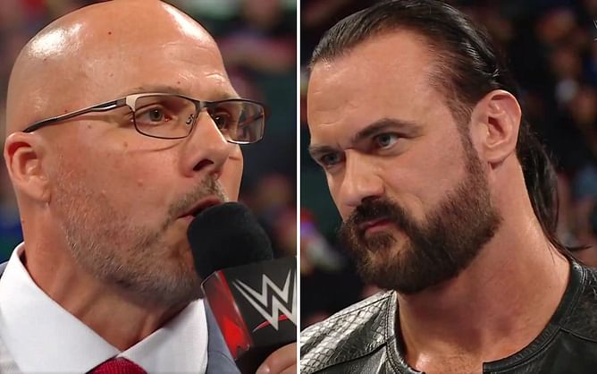 Adam Pearce silences Drew McIntyre on RAW after revealing the stipulation for his third match against CM Punk at Bad Blood 2024