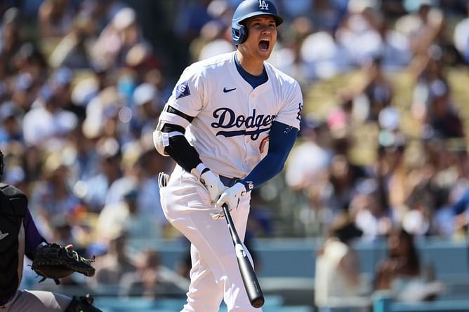 Can Shohei Ohtani get caught by Aaron Judge & Bobby Witt Jr. in total bases race before end of 2024 regular season?