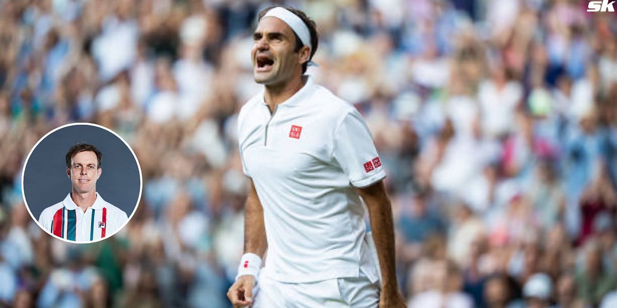 Roger Federer &amp; Sam Querrey (inset) [Image Source: Getty Images] 