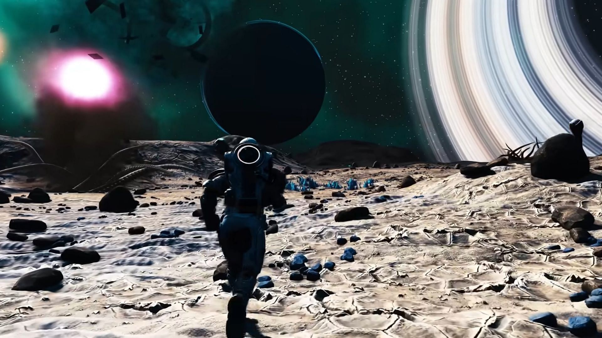 No Man&#039;s Sky has a huge number of explorable planets (Image via Hello Games)