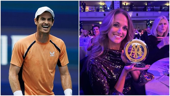 "At least someone in the family can still win" - Andy Murray extends hilarious congratulations to wife Kim Sears after she nabs big hotelier award