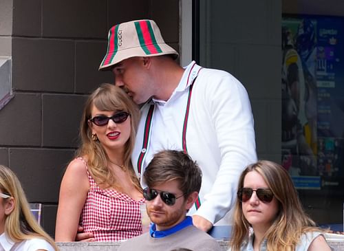 Taylor Swift and Travis Kelce at the US Open 2024 (Image: Getty)