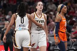 Sun coach Stephanie White gives first thoughts on facing Fever's Caitlin Clark-Kelsey Mitchell duo in playoffs