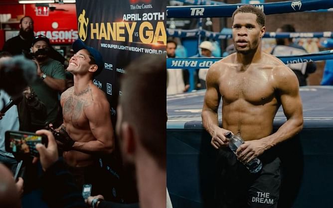 Ryan Garcia reacts to news of Devin Haney suing him for battery and fraud