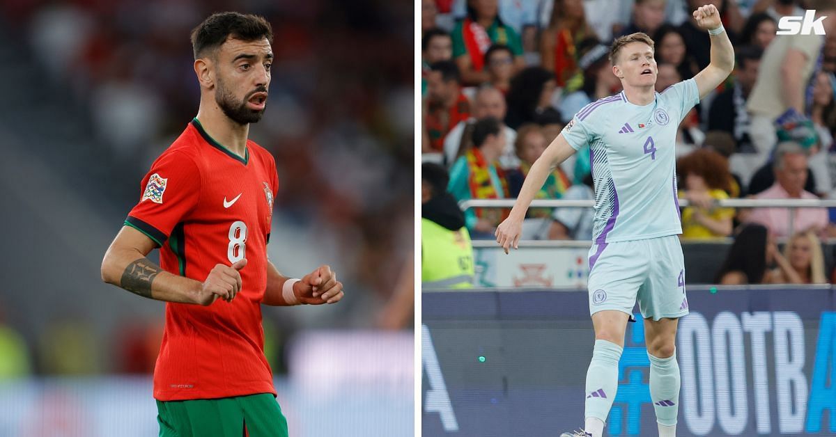 Bruno Fernandes (left) and Scott McTominay