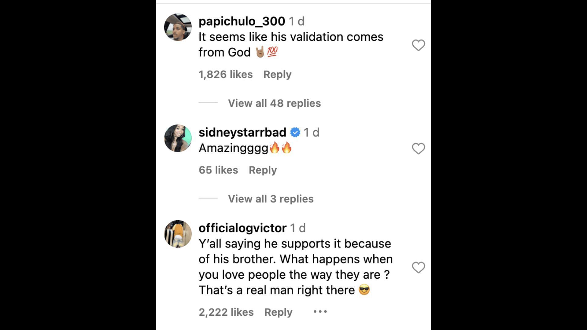 Social media users applauded the rapper for performing at the pride event with true intentions. (Image via Instagram)