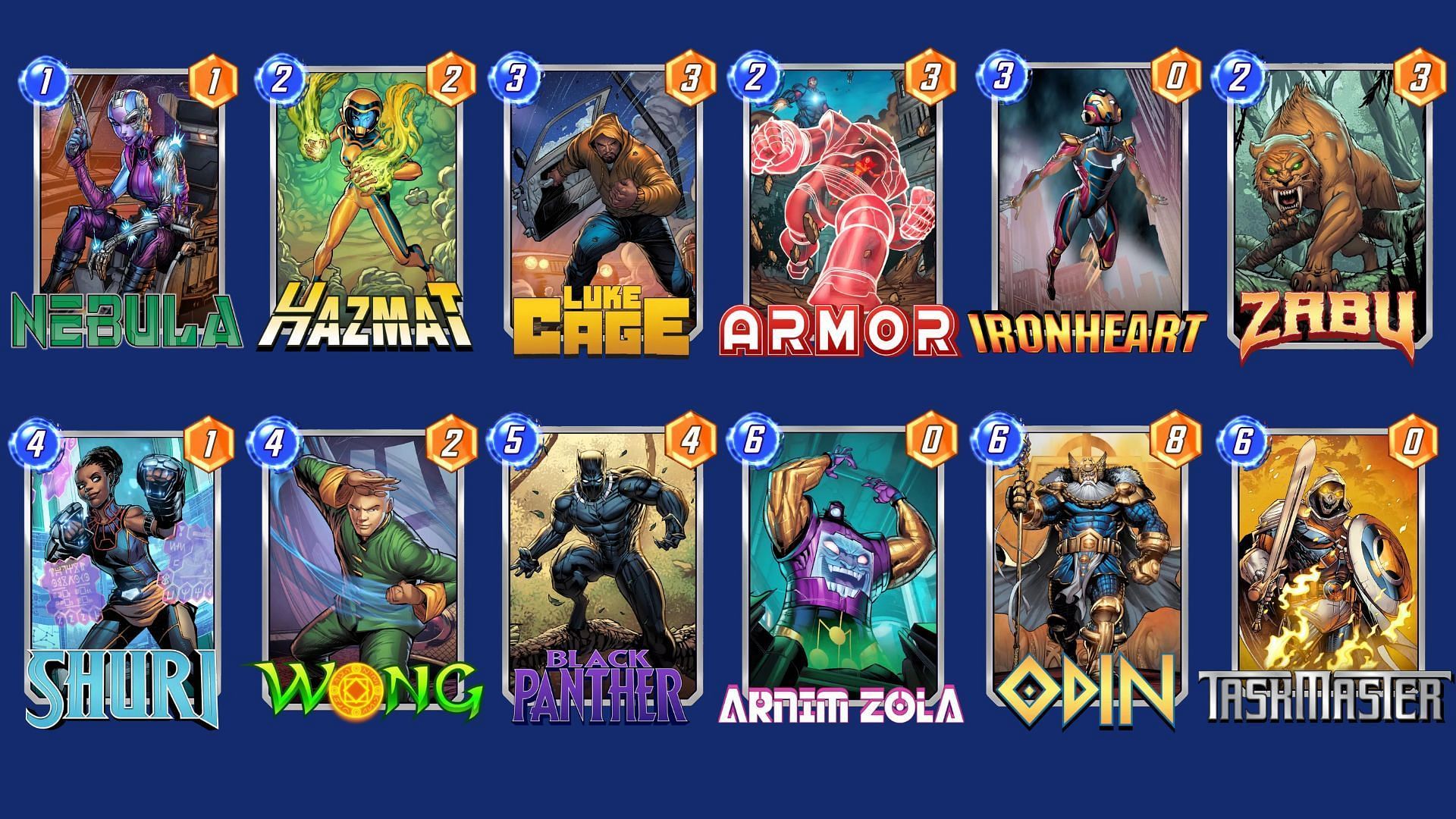 The Hazmat Control Deck is the best control-oriented Marvel Snap Black Panther deck (Image via Nuverse)