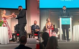 In Photos: Thankful Curtis Blaydes shares snaps with actress Emily Blunt after being invited to a fundraising event