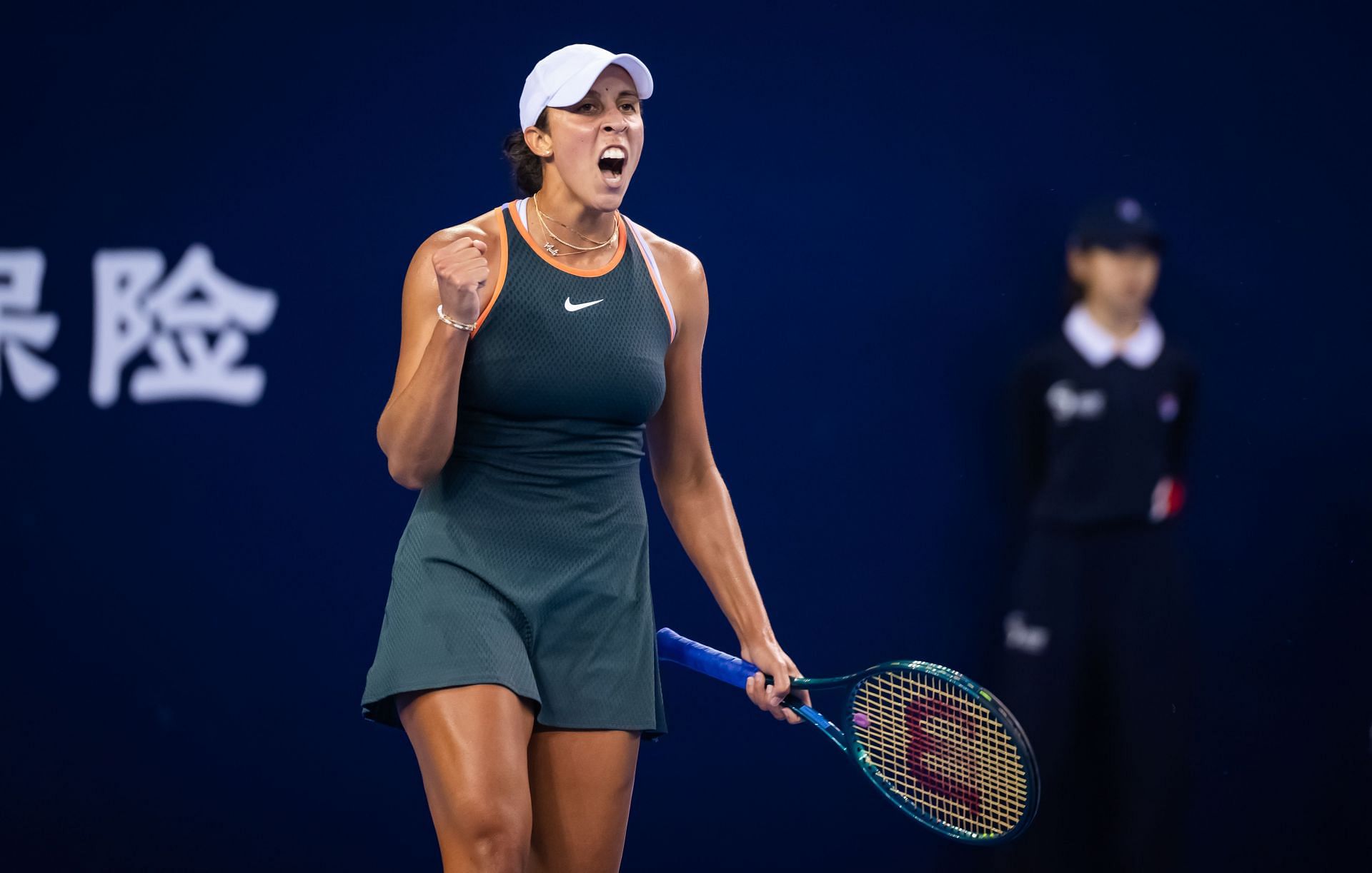 Madison Keys at the China Open 2024. (Photo: Getty)