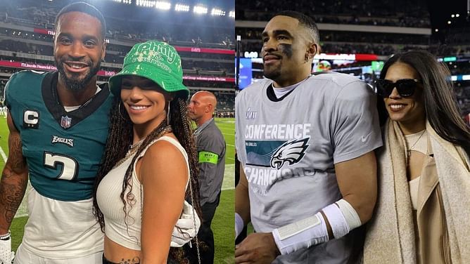 Darius Slay’s wife claims Jalen Hurts is engaged as Eagles QB’s girlfriend Bry Burrows goes viral in Brazil