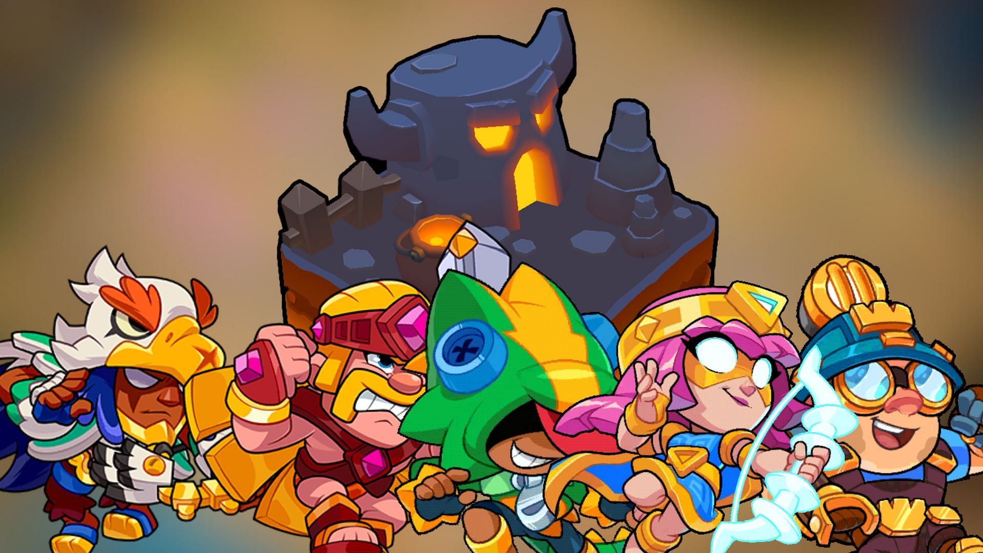 Best characters for Lava World in Squad Busters (Image via SuperCell)