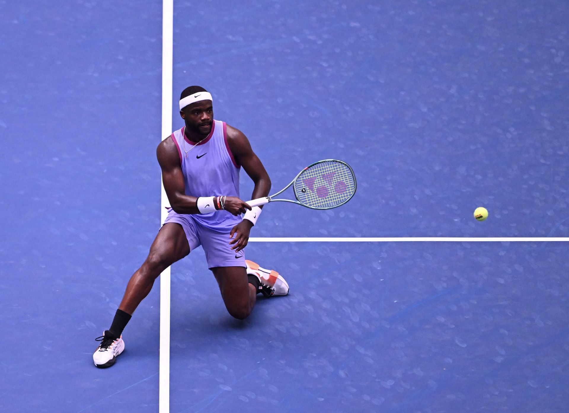 Frances Tiafoe in action at the US Open (Picture: Getty)