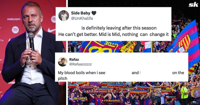 “He can’t get better”, “Shouldn’t be registered for UCL” - Fans disturbed after watching poor display from Barcelona duo in 4-2 loss
