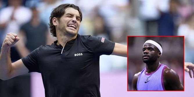 WATCH: Taylor Fritz embraces Frances Tiafoe after grueling five-setter, roars in celebration in front of home crowd as he clinches US Open final spot