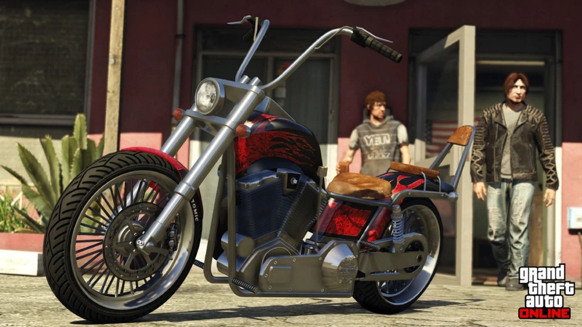 Grinding the Biker businesses is best when teamed up with others (Image via Rockstar Games)