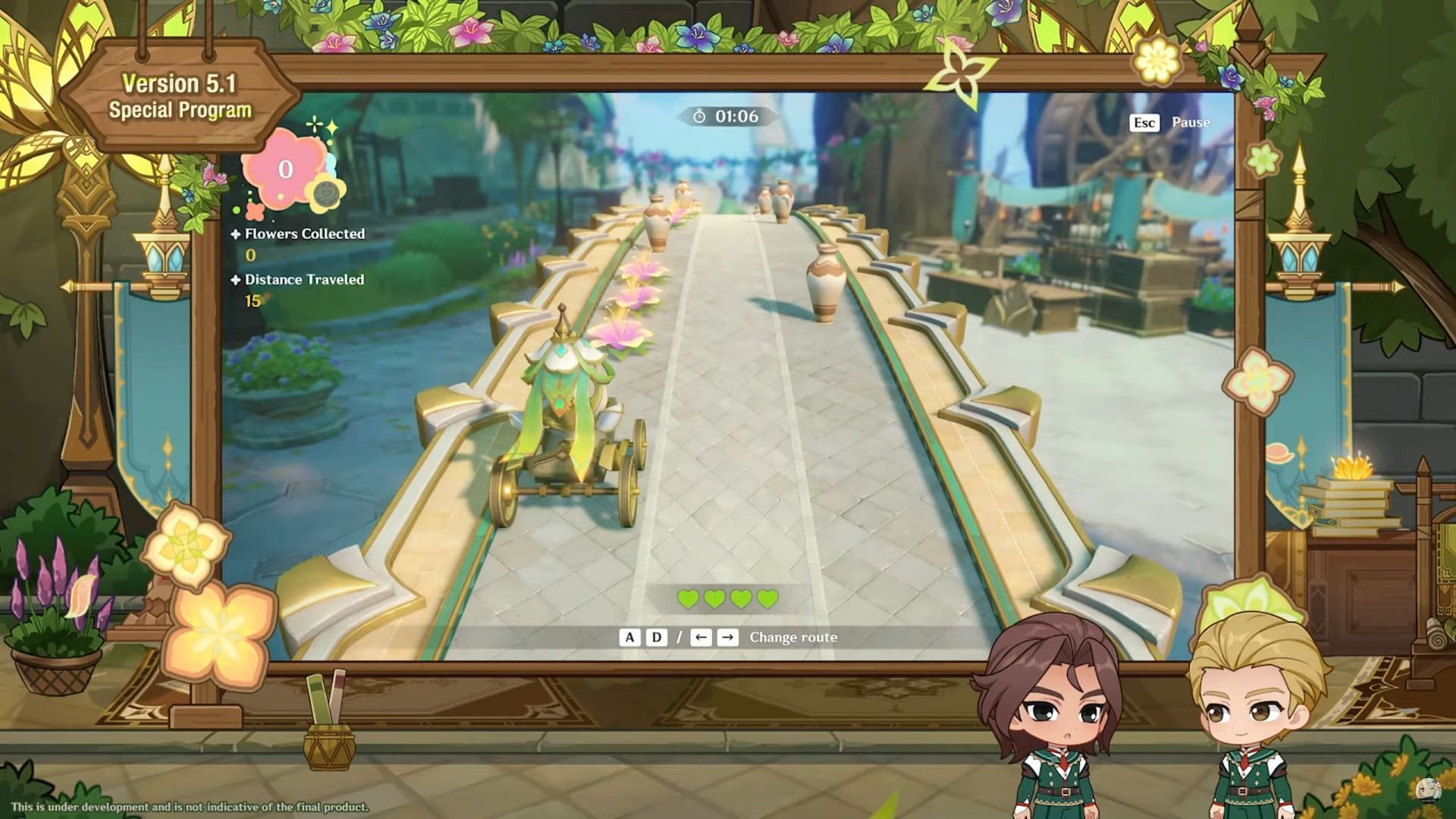 Rocky Carriage challenge gameplay (Image via HoYoverse)