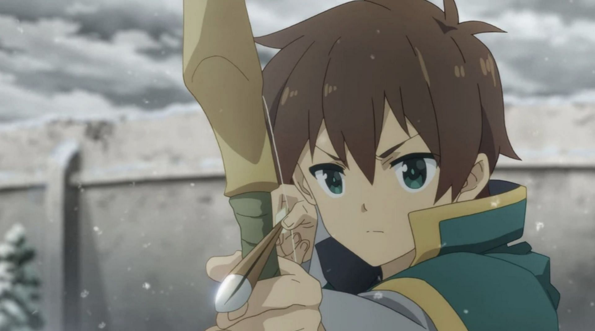 Satou Kazuma as seen in anime (Image via Studio Deen)