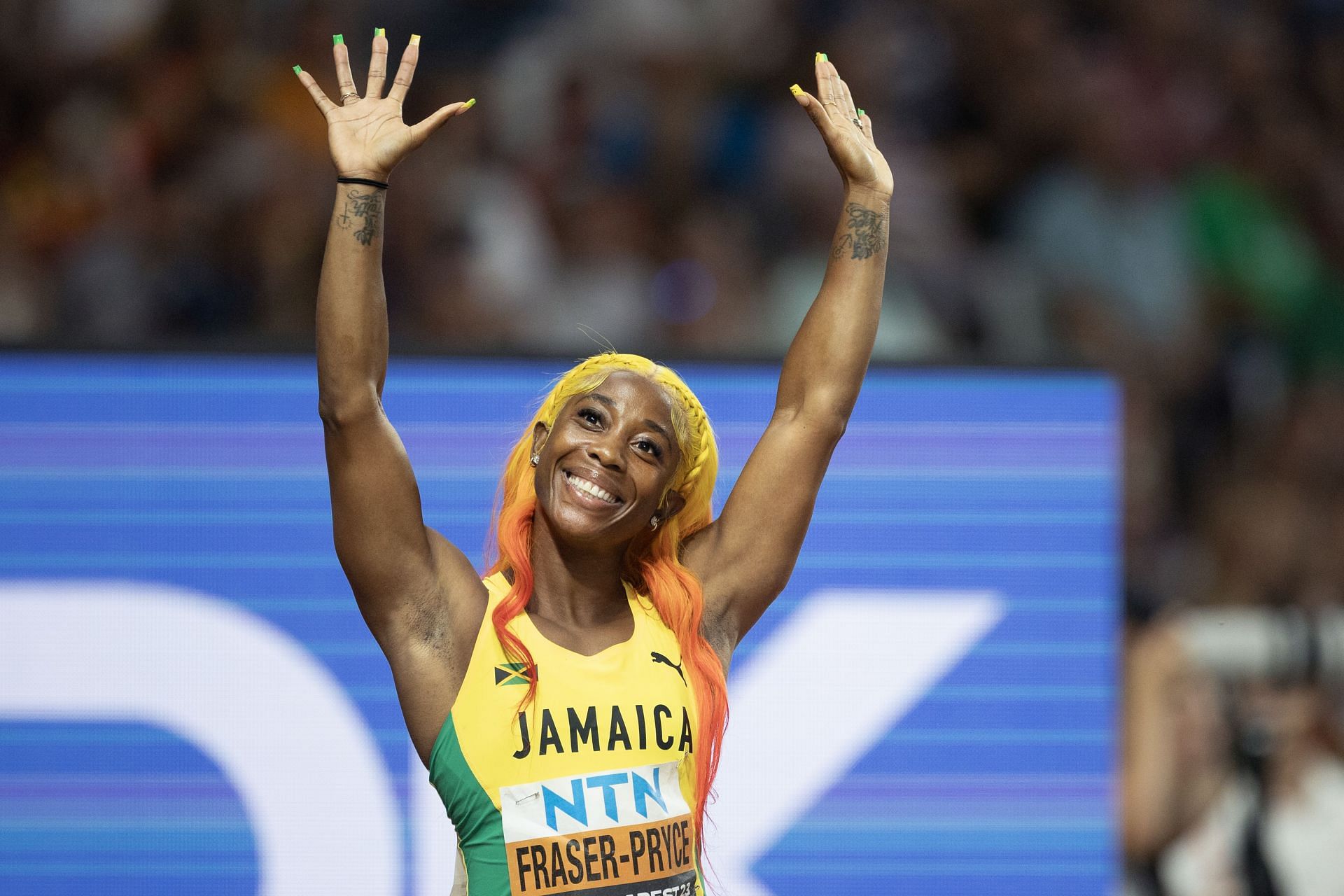 Shelly-Ann Fraser-Pryce. (Photo by Tim Clayton/Corbis via Getty Images)