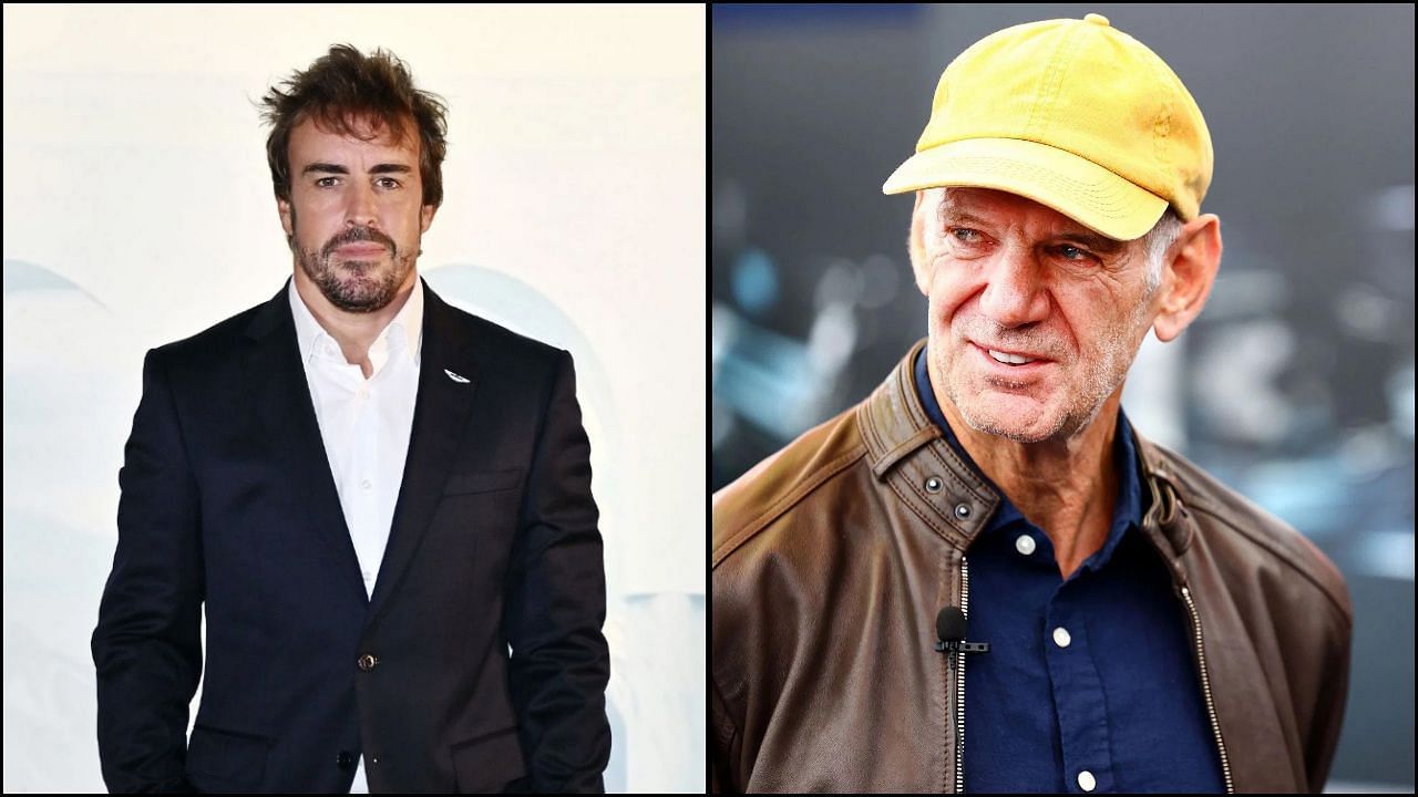 Fernando Alonso and Adrian Newey. (From Left). Credit: Getty Images.