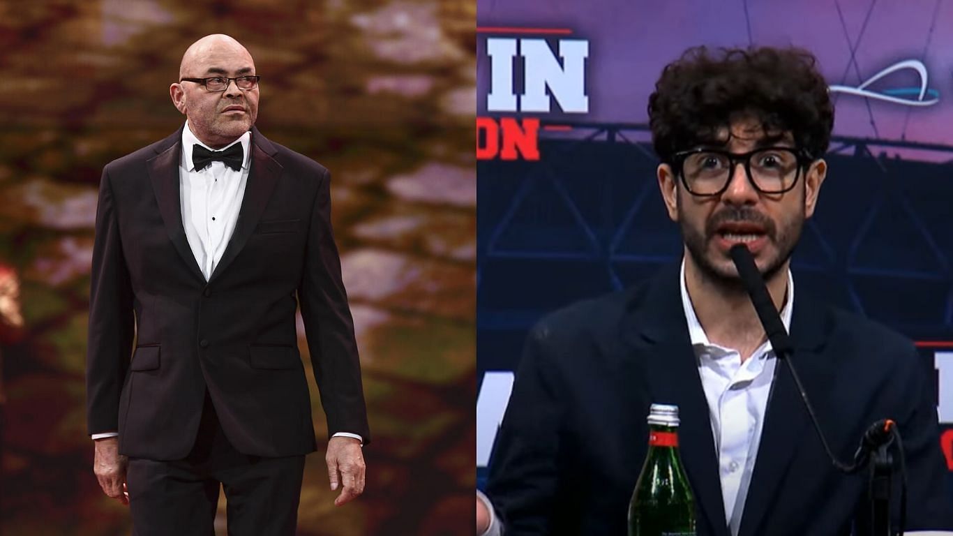 Tony Khan is the president of AEW [Image source: AEW YouTube, WWE.com]