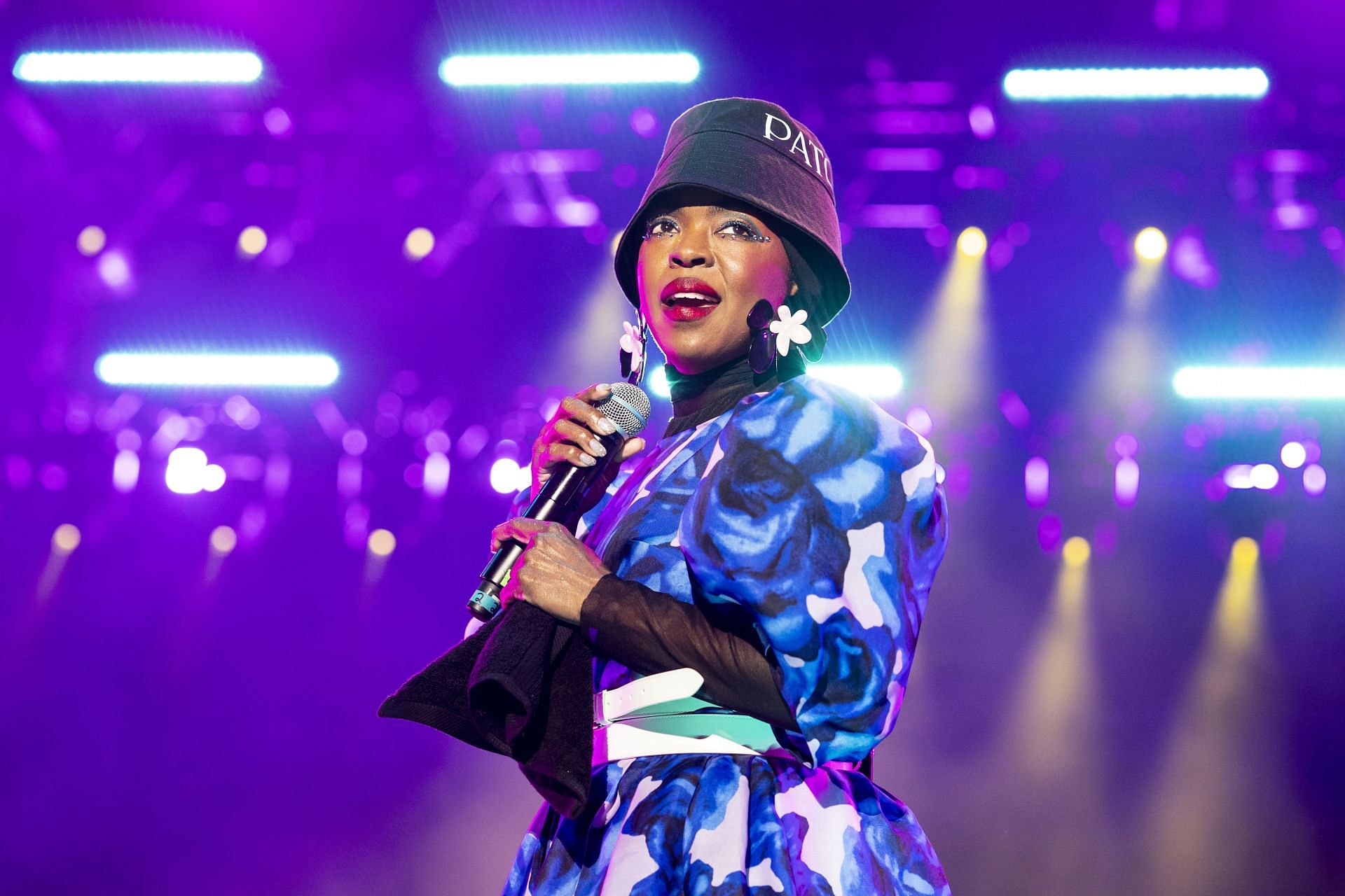 Lauryn Hill at the 2022 Essence Festival (Image via Getty)