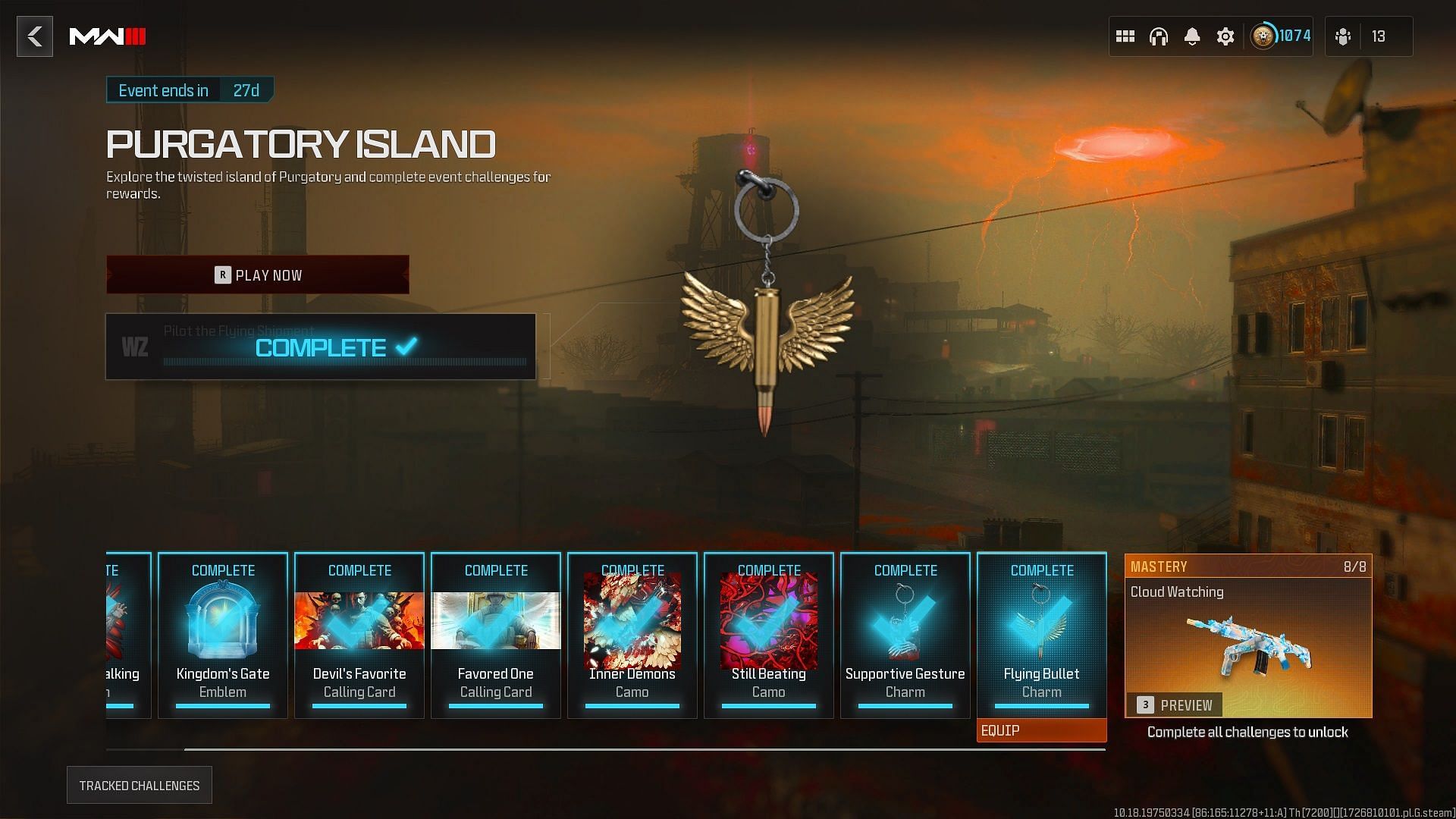 You get a charm for driving the Shipment map in Warzone&#039;s Purgatory. (Image via Activision)