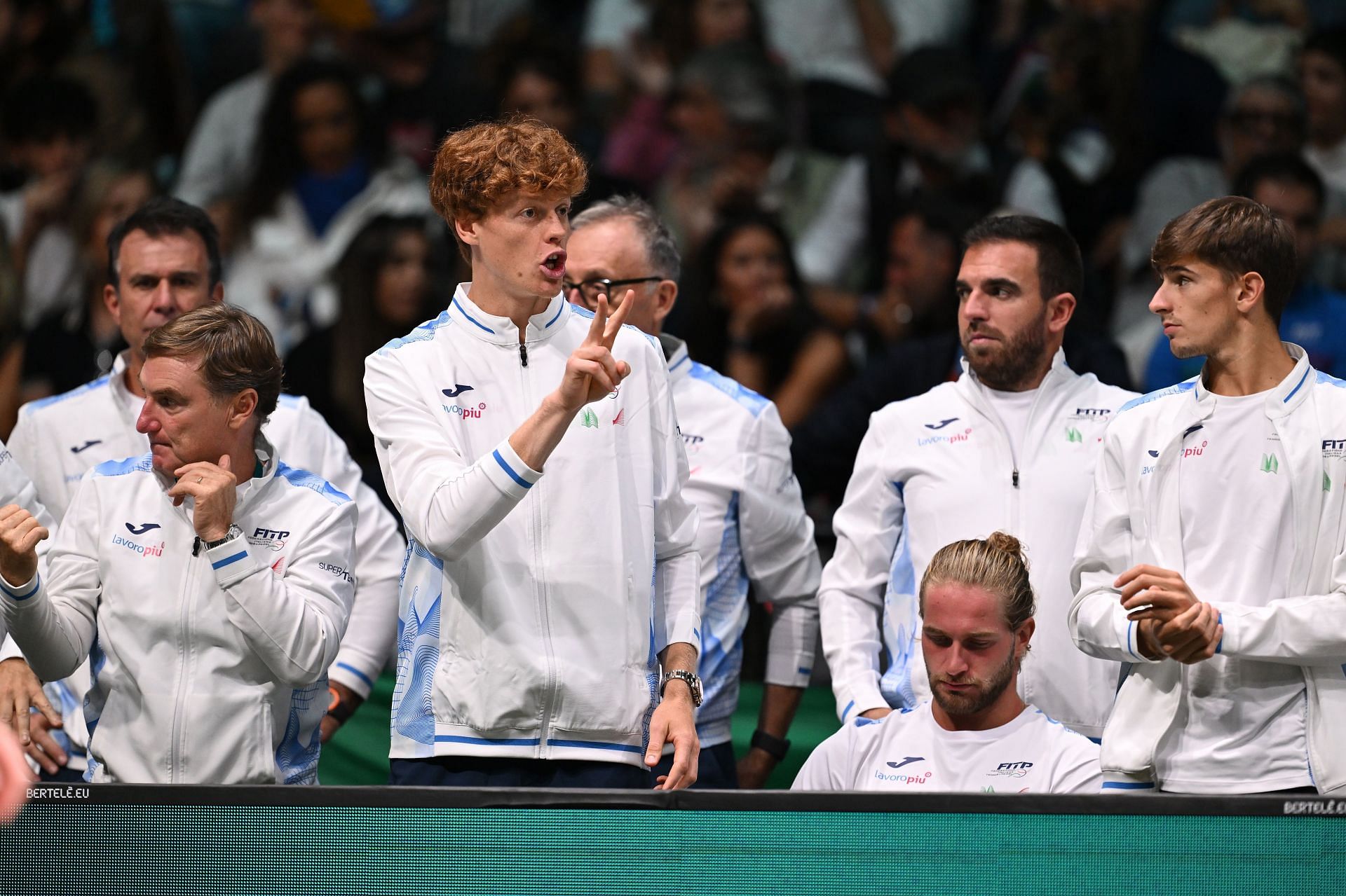 World No.1 Jannik Sinner will lead Italy at the Davis Cup (Image via Getty)