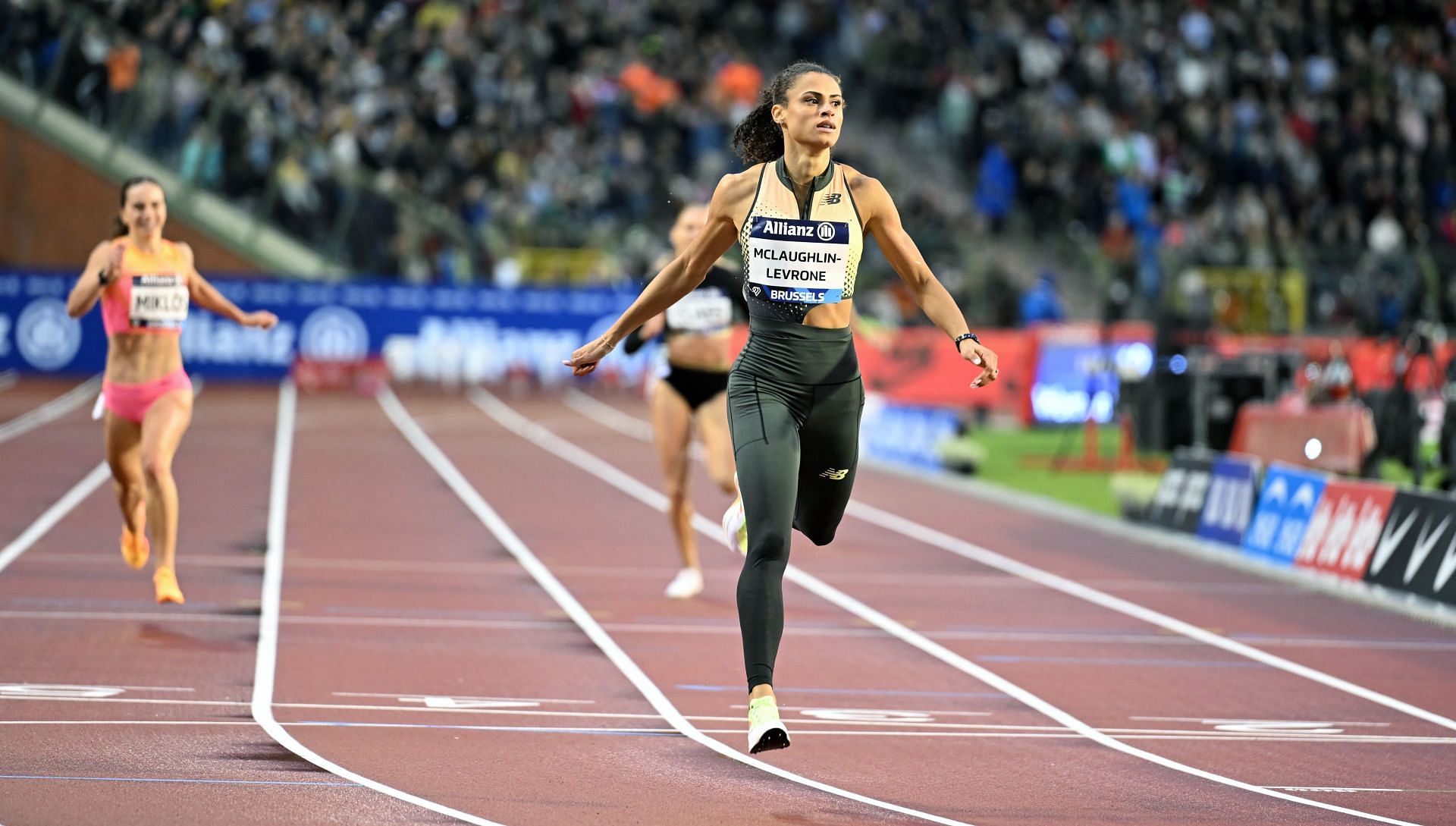 Sydney McLaughlin-Levrone at the Brussels Diamond League 2024 - Source: Getty