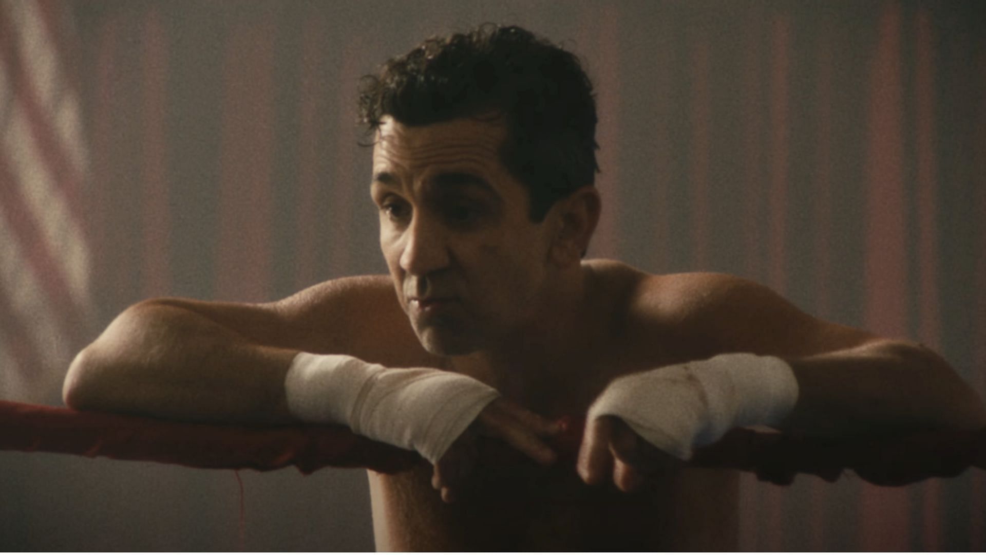 James Madio as Willie Pep (Image via Appian Way Productions)