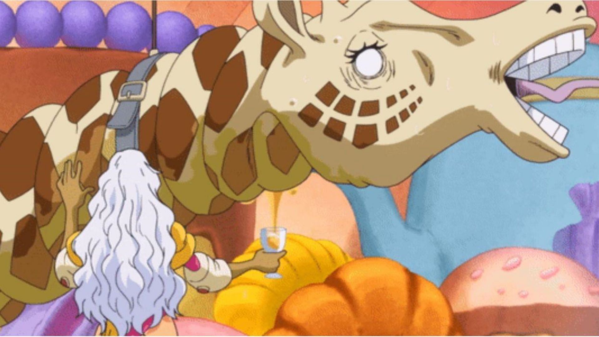 Smoothie using the Wring-Wring Fruit in One Piece (Image via Toei Animation)