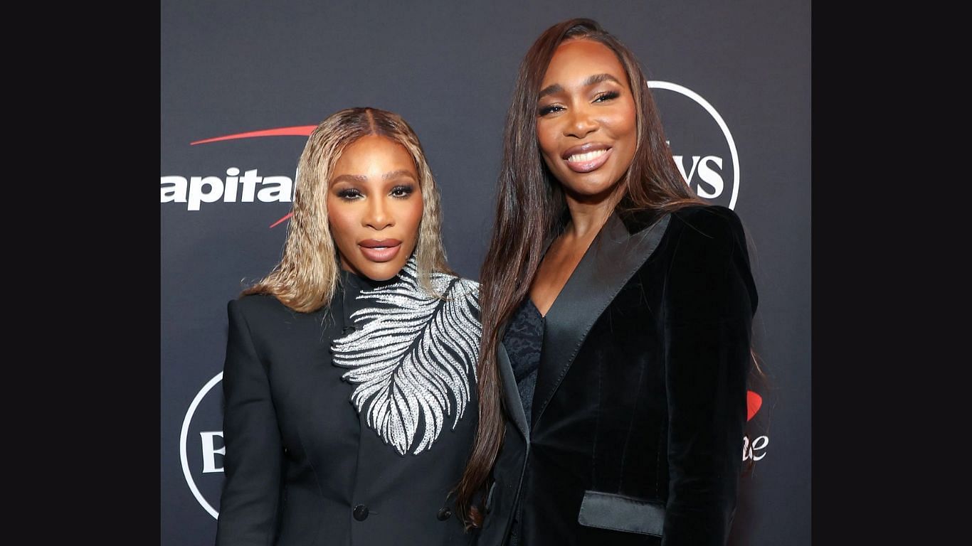 Serena Williams(left) and Venus Williams(right) at the 2024 ESPY awards