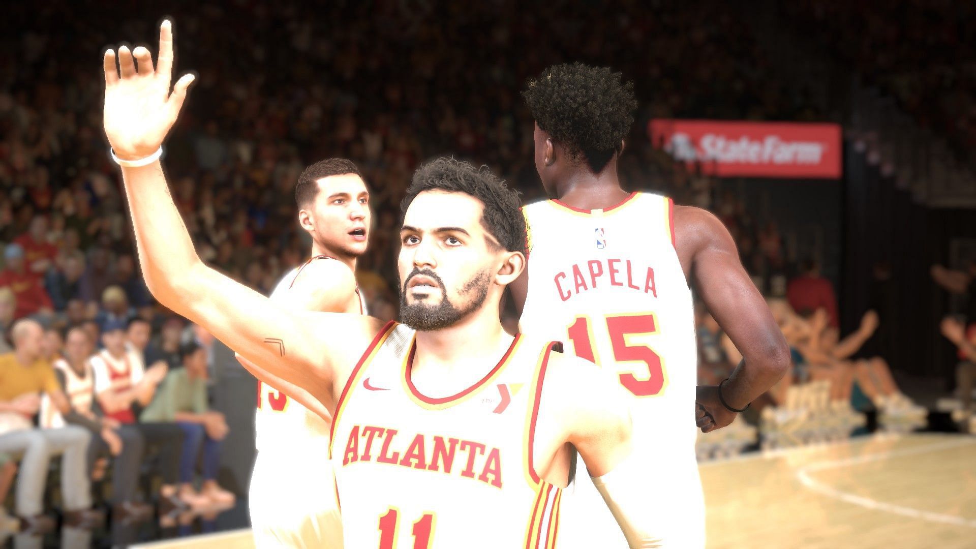 Atlanta Hawks in action (Image via 2K Games)