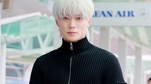 "Welcome back Jack Frost"- Fans react as NCT's Jaehyun debuts silver hair as he heads to attend Prada's upcoming Milan show