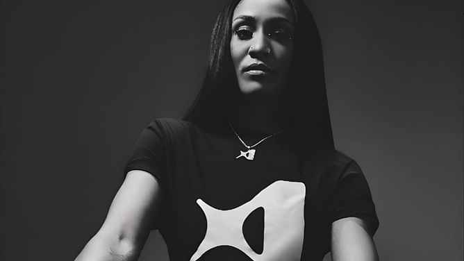 PIC: A'ja Wilson gives fans first look at signature 'white on white' Nike tee with her logo ahead of Aces playoffs game